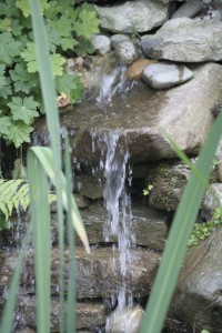 Wasserfall Naturstein